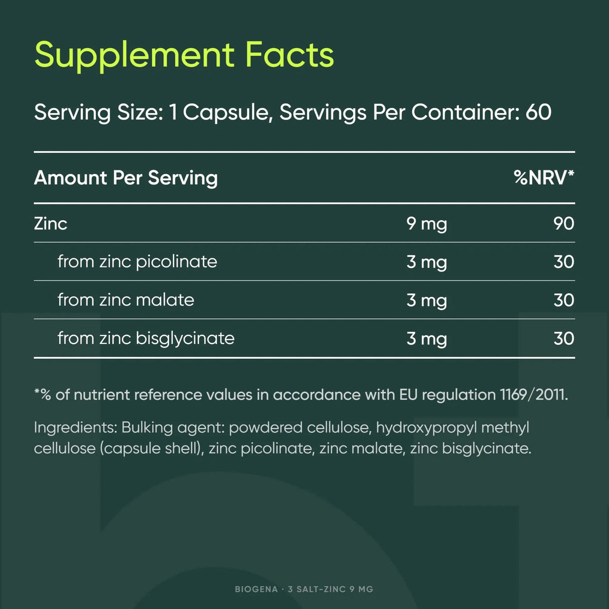 3 Salt-Zinc - BIOGENA - B. Health Shop