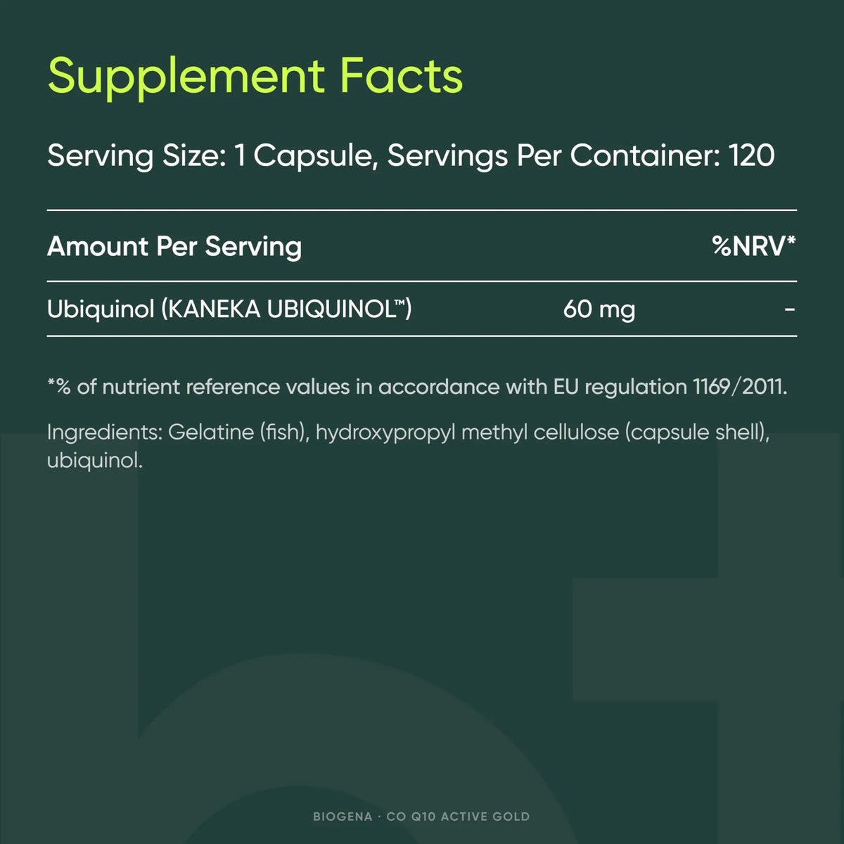 Co Q10 Active Gold
