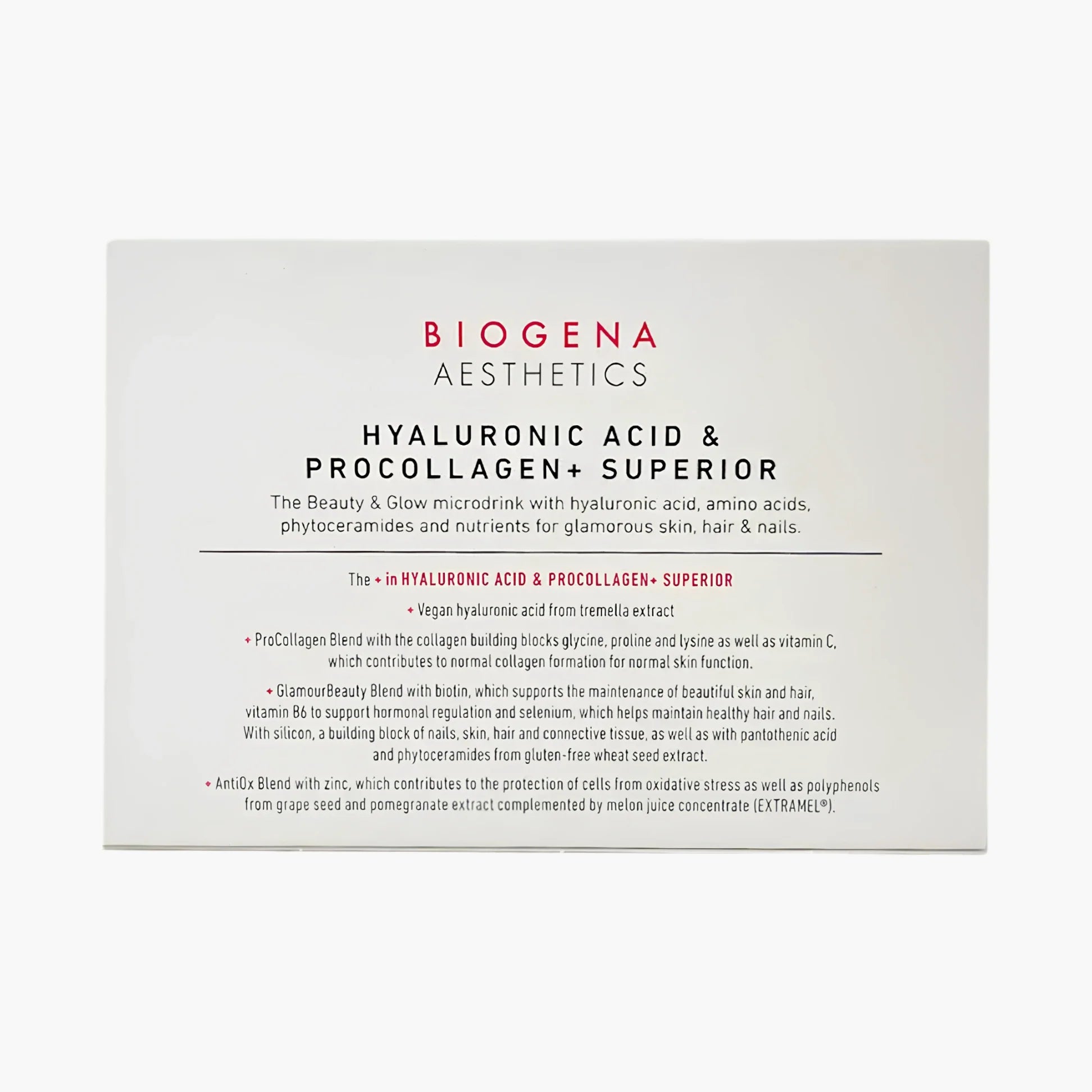 Hyaluronic acid & ProCollagen+ Superior