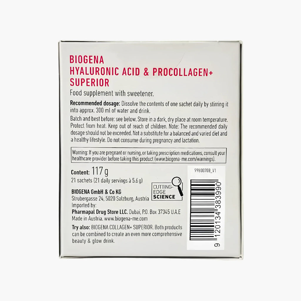 Hyaluronic acid & ProCollagen+ Superior