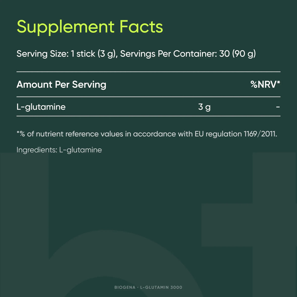 L-Glutamin 3000