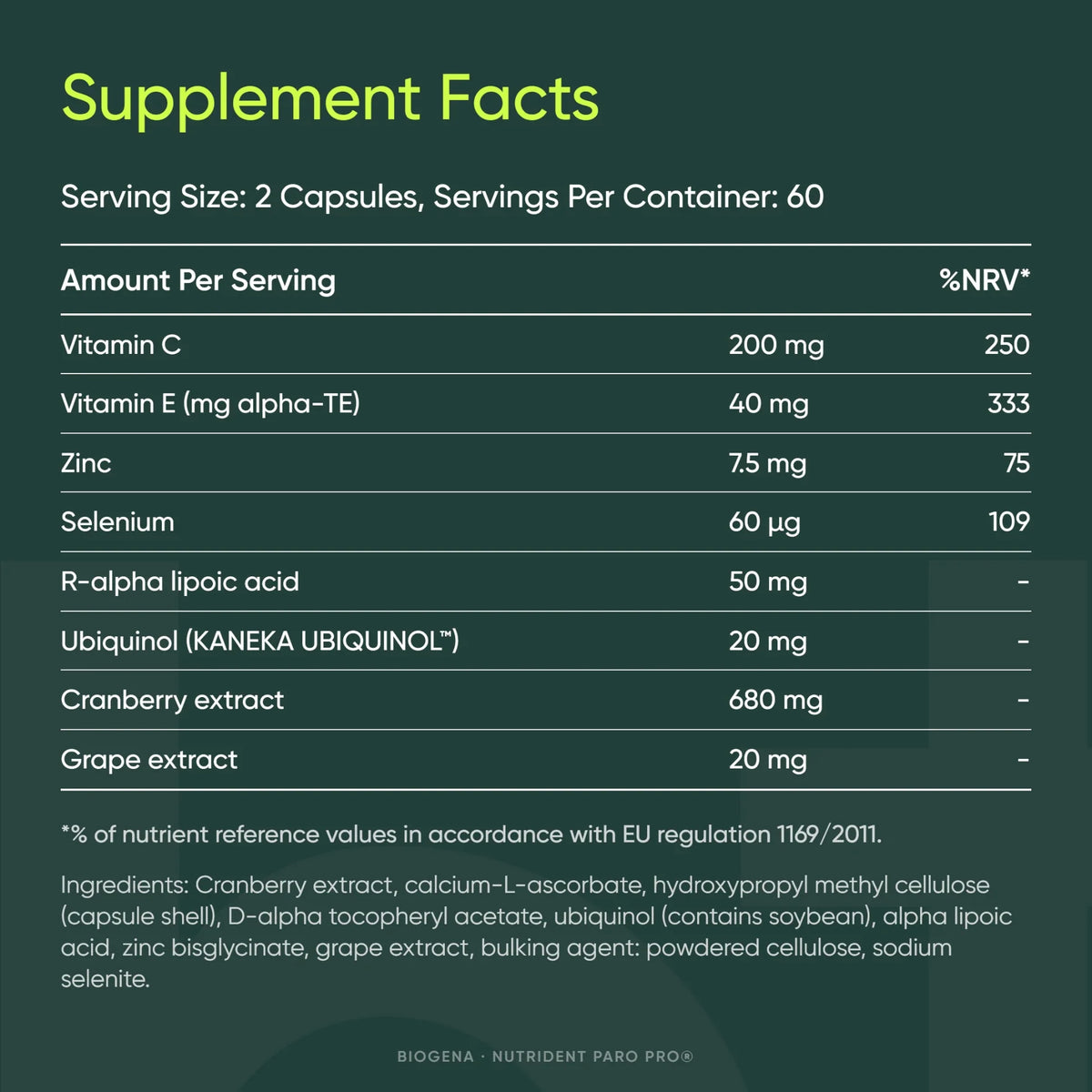 Nutrident Paro Pro®