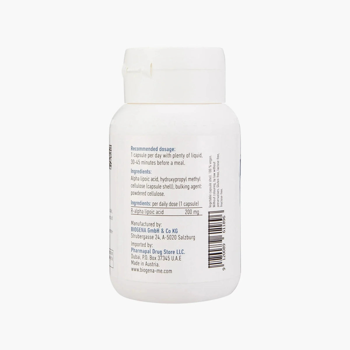 Alpha Lipoic Acid 200 - BIOGENA - B. Health Shop