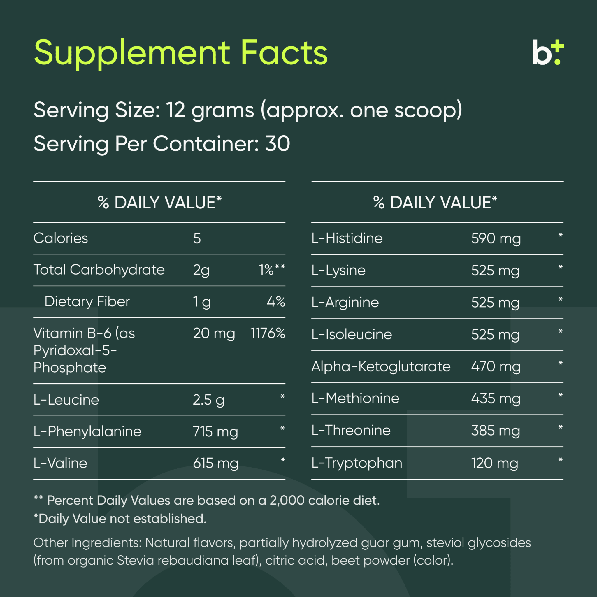 Amino Acid Supreme™ - Design Health - B. Health Shop