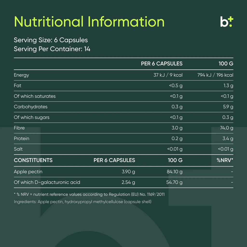 Apple Pectin - Omni Logic - B. Health Shop