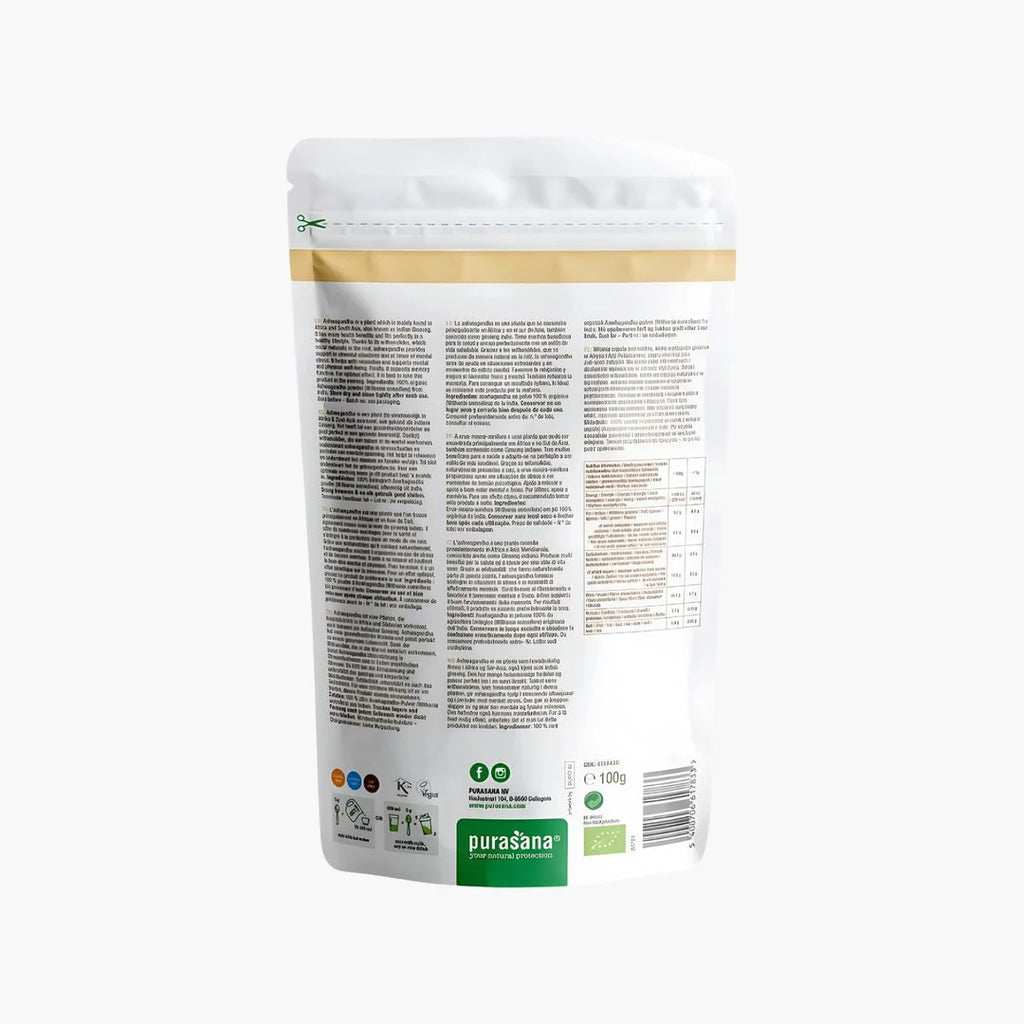 Ashwagandha Powder - purasana - B. Health Shop