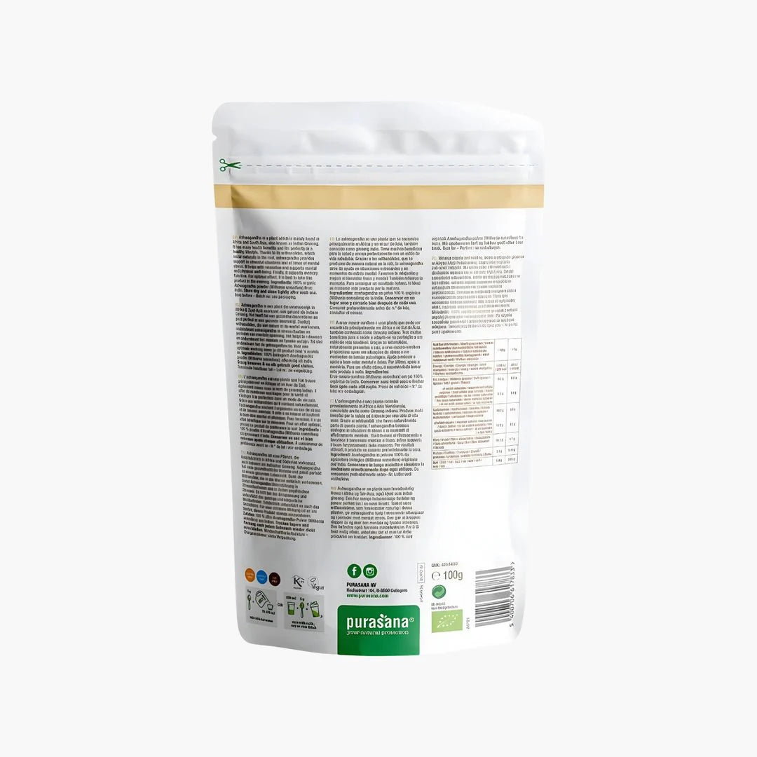 Ashwagandha Powder - purasana - B. Health Shop