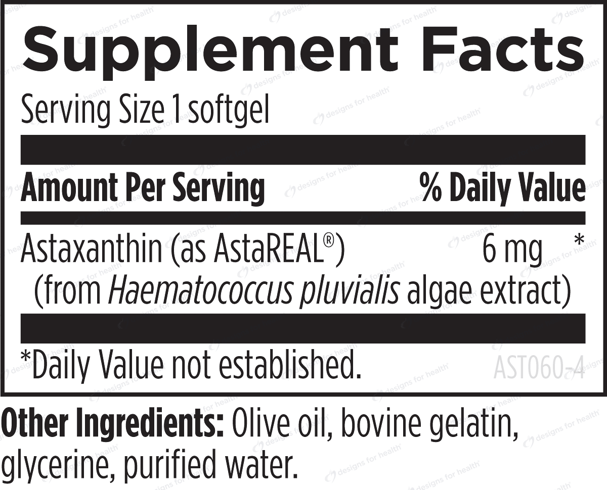 Astaxanthin - Design Health - B. Health Shop