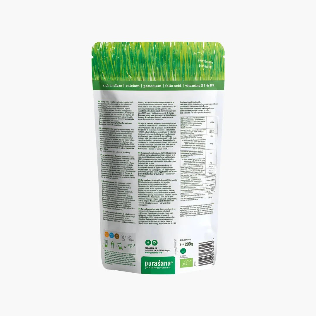 Barley Grass Powder - purasana - B. Health Shop