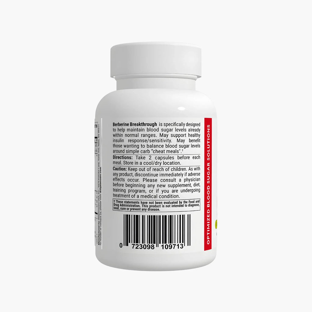 Berberine Breakthrough (Blood Sugar Support) - BIOptimizers - B. Health Shop