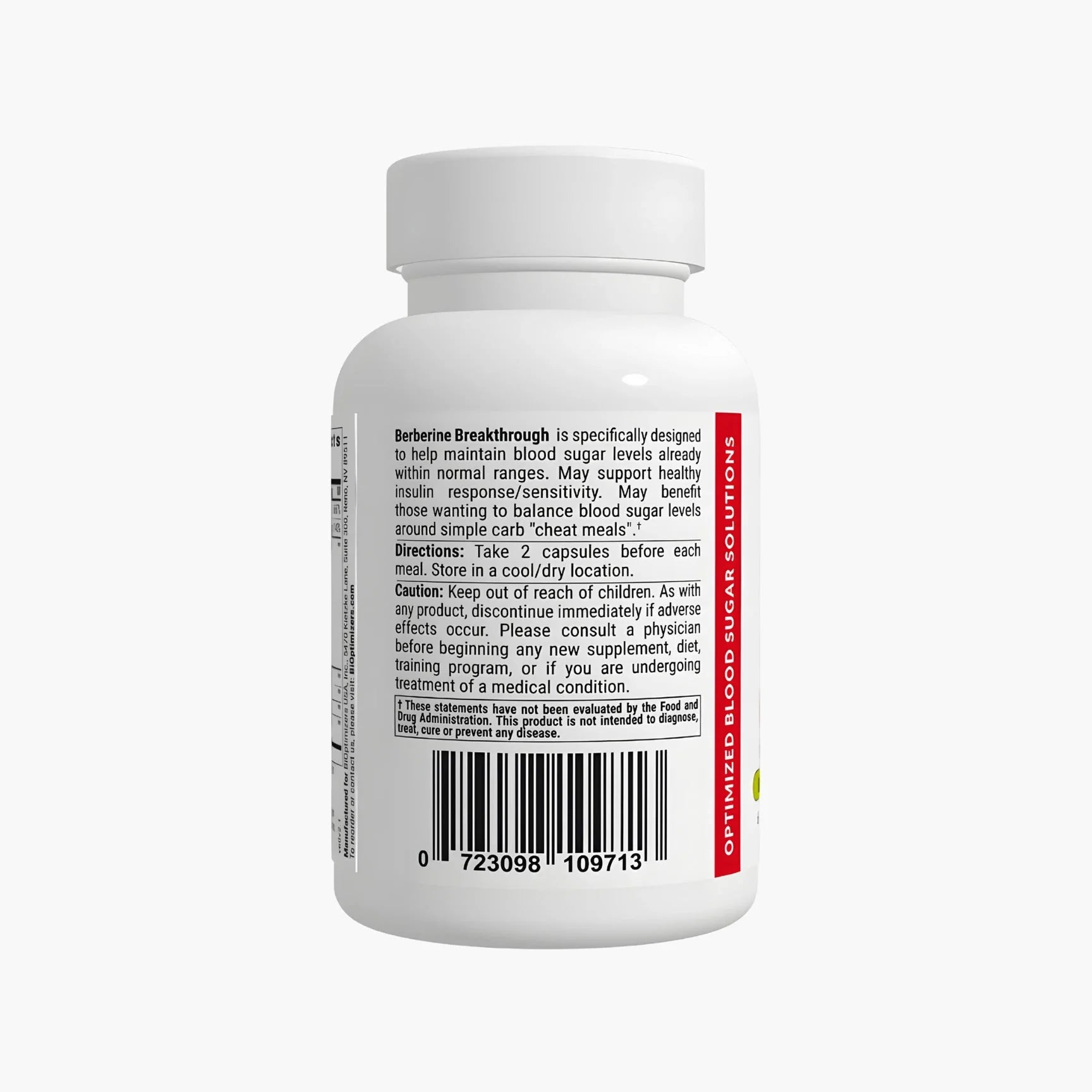 Berberine Breakthrough (Blood Sugar Support) - BIOptimizers - B. Health Shop