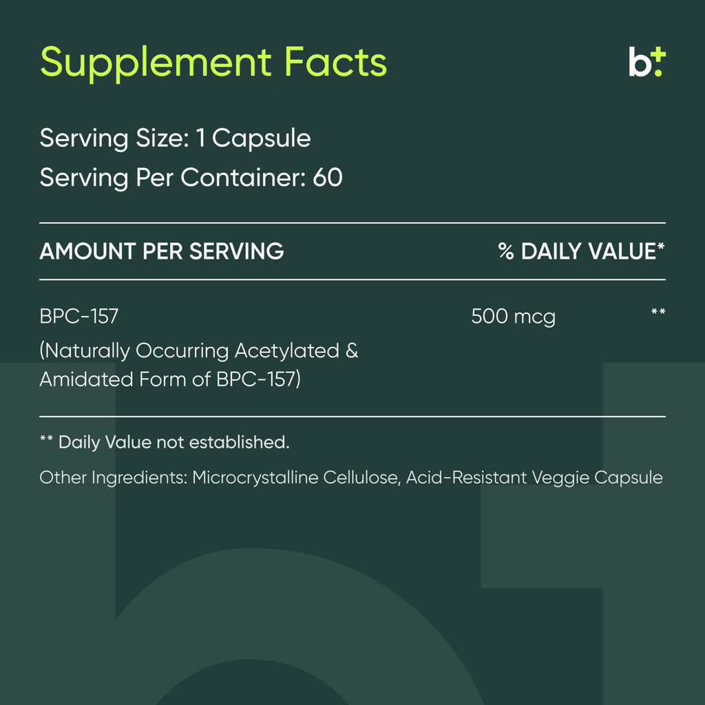BPC - 157 PURE™ Delayed Release - Integrative Peptides - B. Health Shop