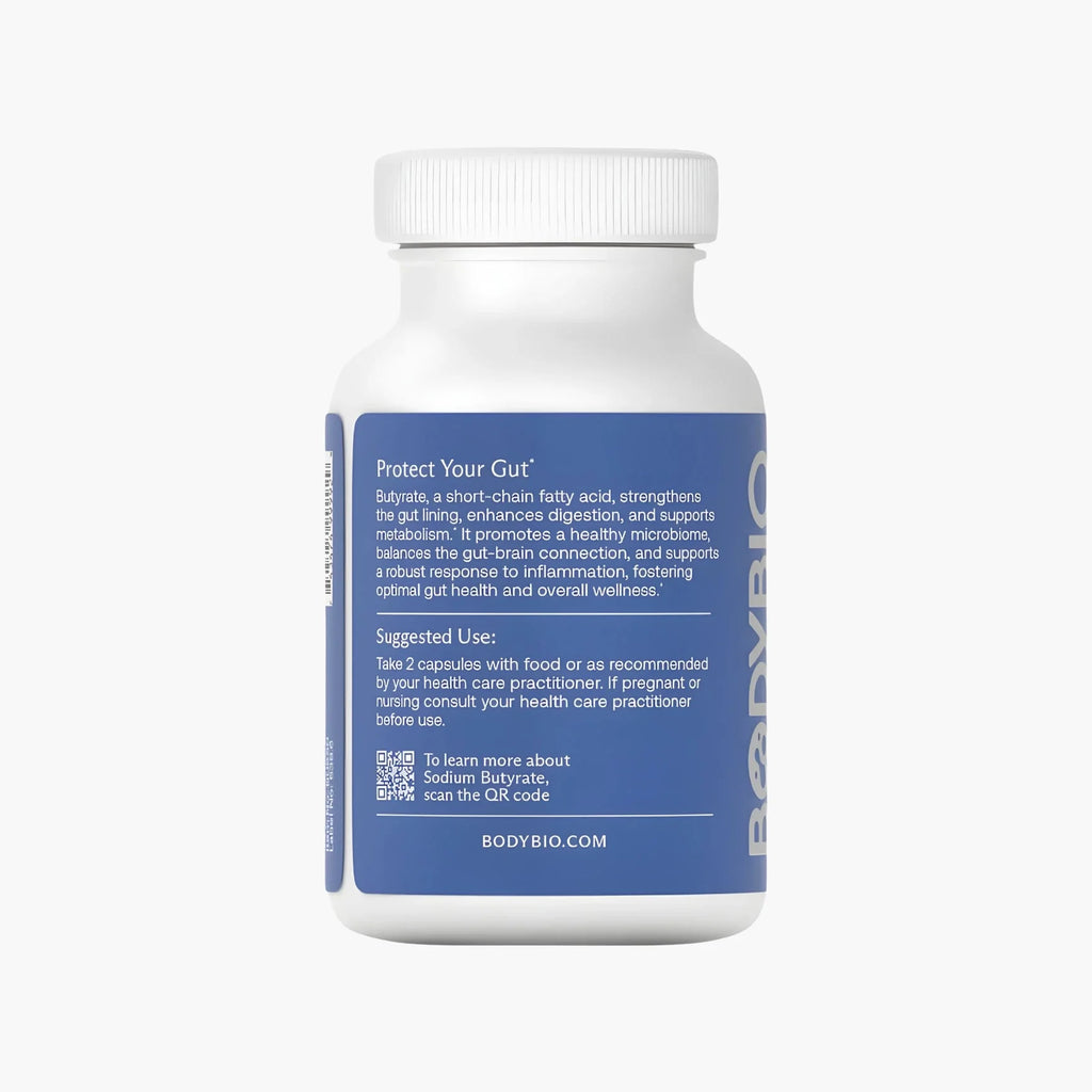 Butyrate (Sodium) - BodyBio - B. Health Shop