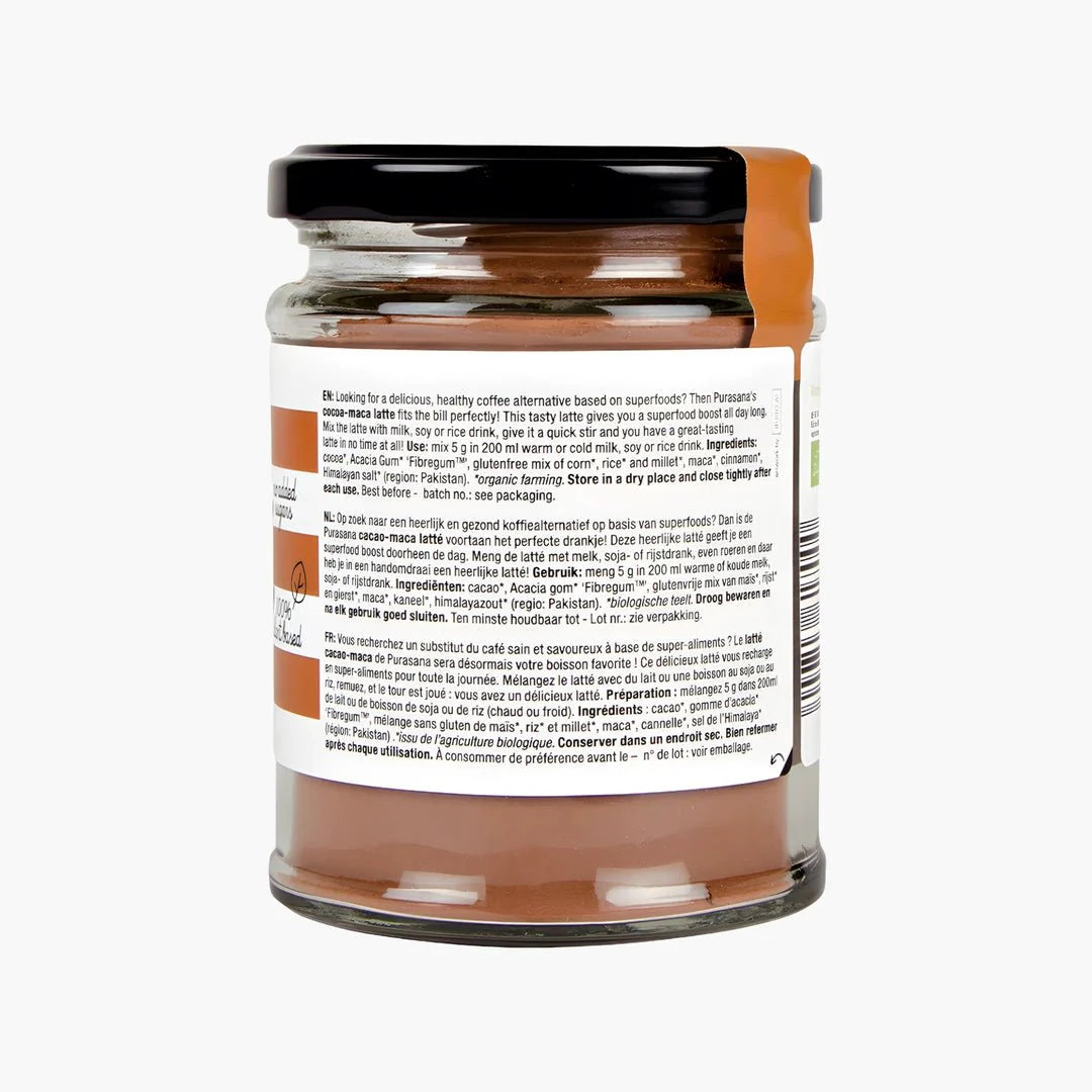 Cacao Maca Latté - purasana - B. Health Shop