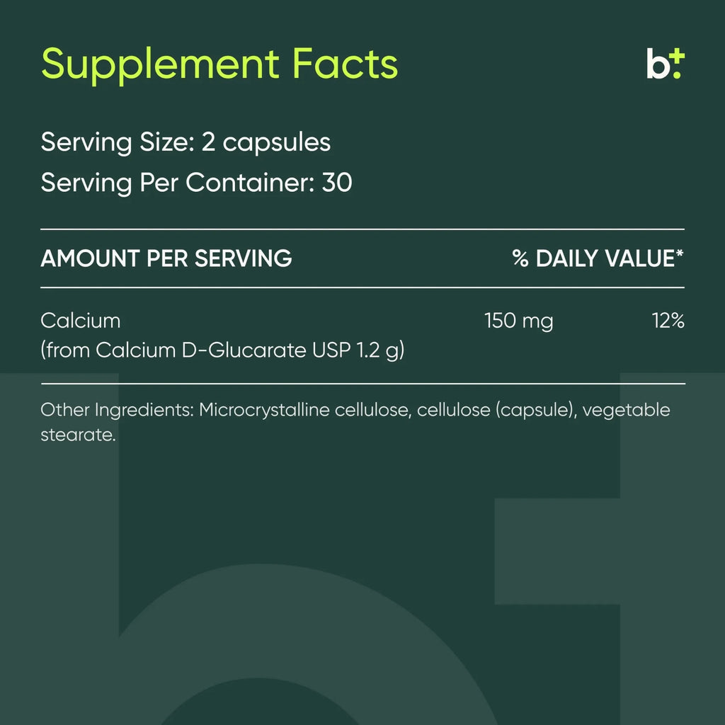 Calcium D - Glucarate - B. Health Shop - B. Health Shop