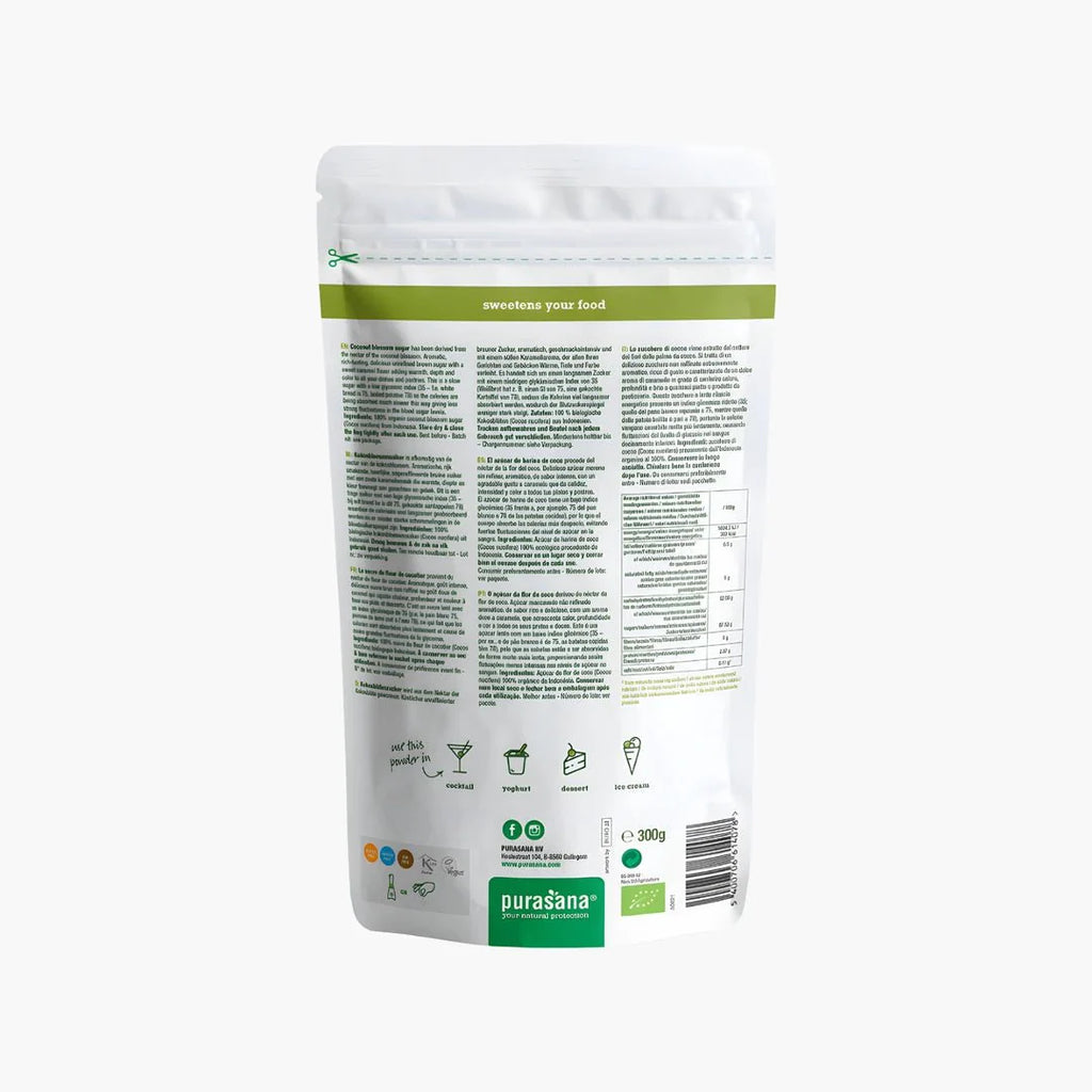 Coconut Blossom Sugar - purasana - B. Health Shop