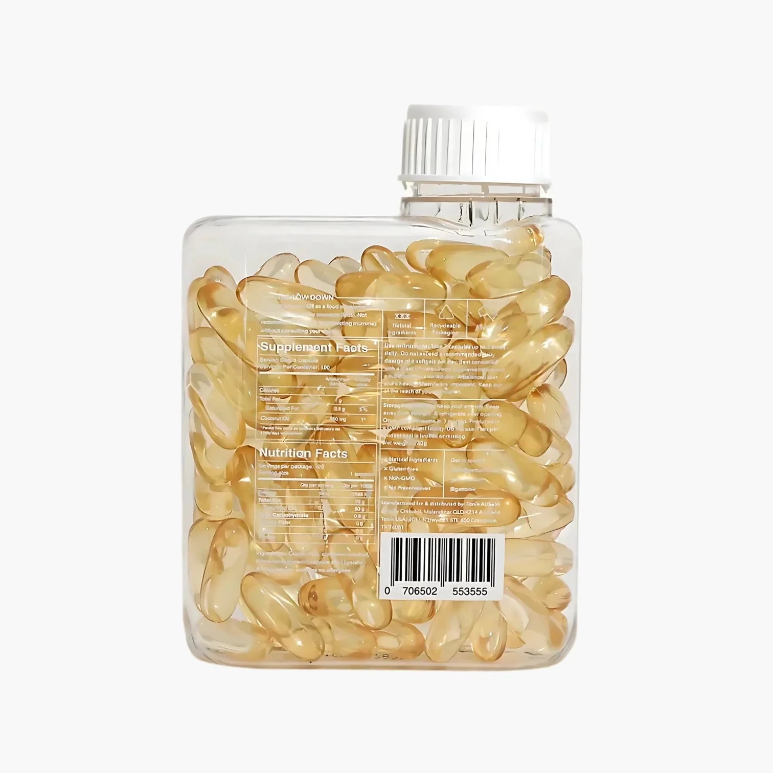 Coconut Oil Capsules - Tonik - B. Health Shop
