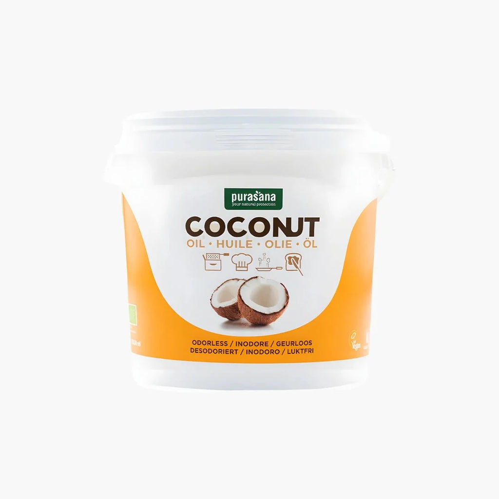 Coconut Oil Deodorized (2L) - purasana - B. Health Shop