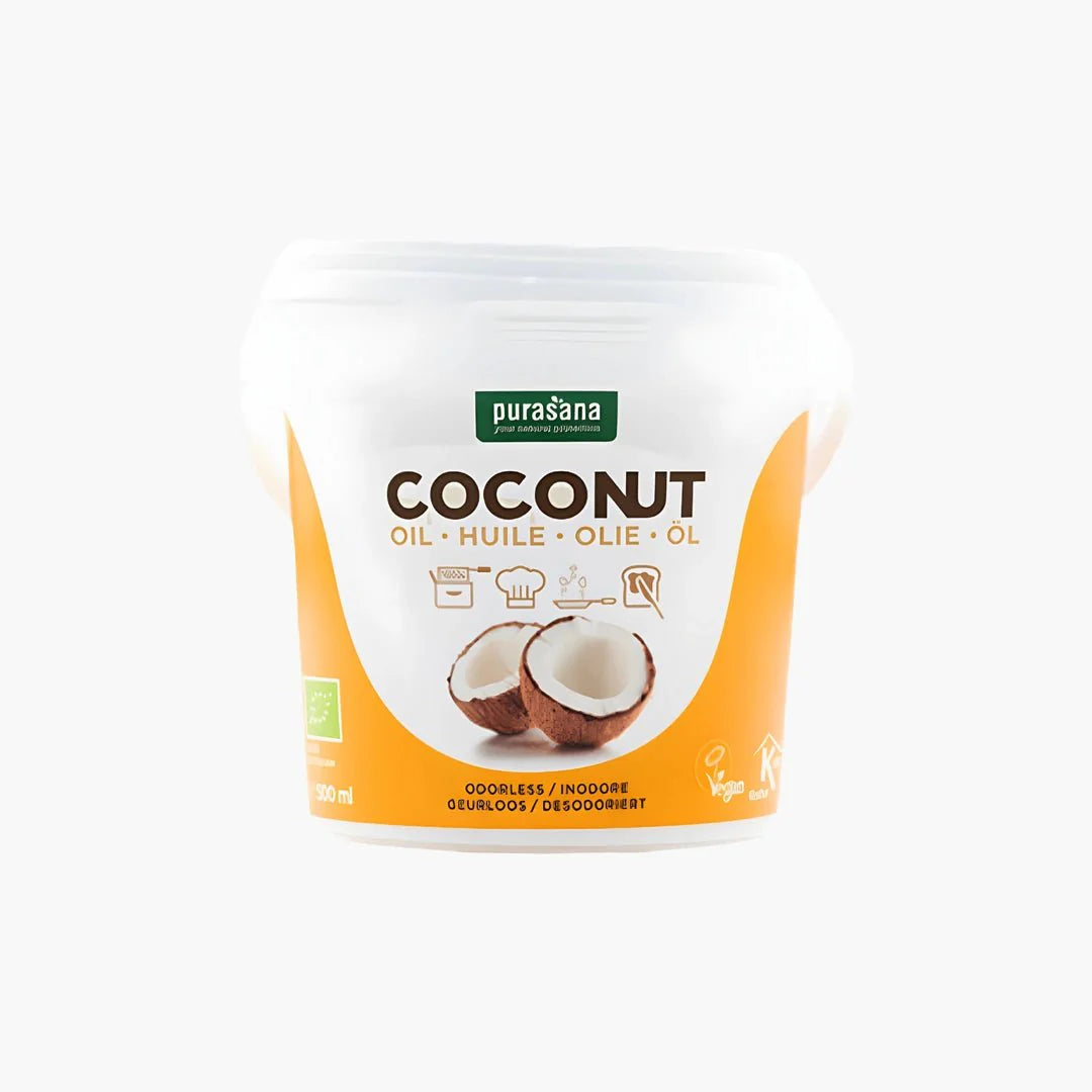 Coconut Oil Deodorized (500ml) - purasana - B. Health Shop