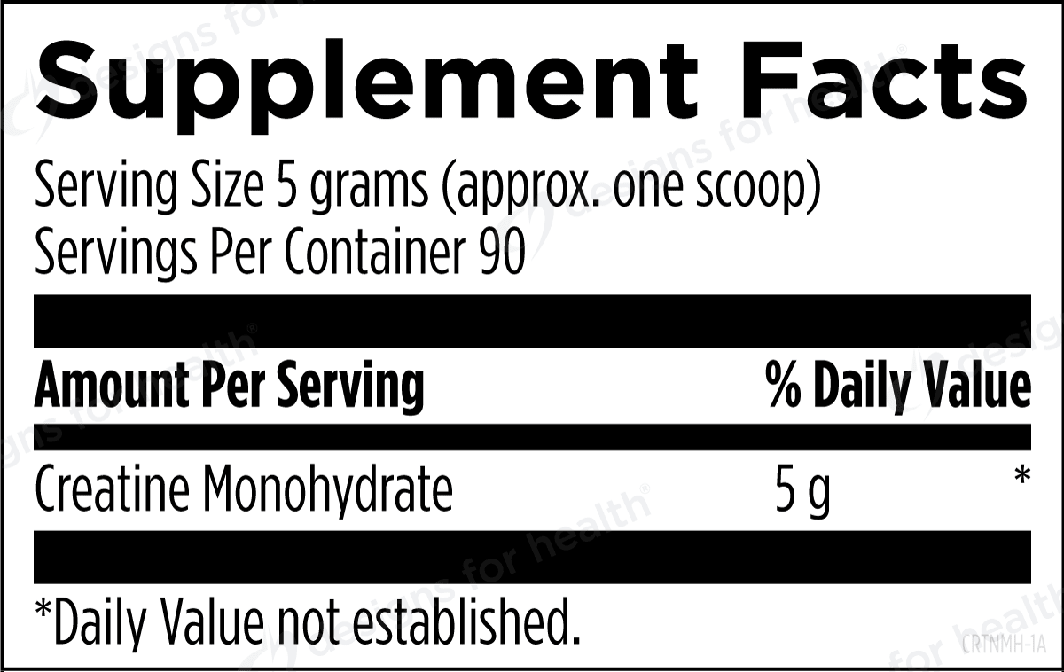 Creatine Monohydrate - Design Health - B. Health Shop