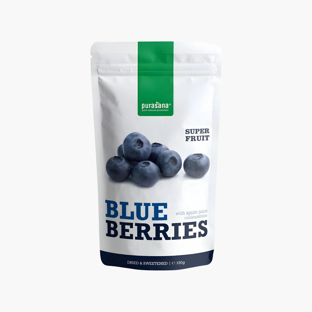 Dried Blueberries - purasana - B. Health Shop
