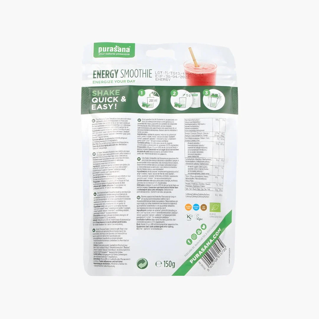 Energy Smoothie - purasana - B. Health Shop