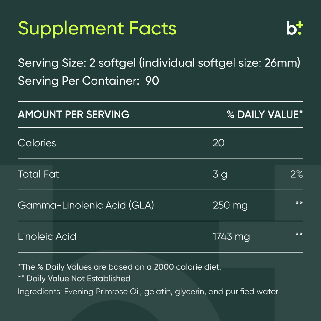 Evening Primrose Oil - BodyBio - B. Health Shop