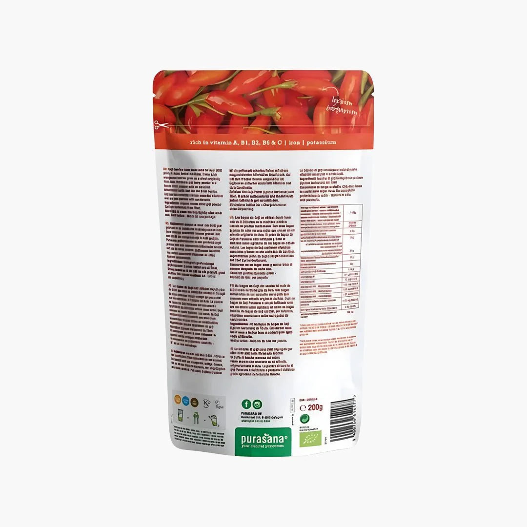 Goji Berry Powder - purasana - B. Health Shop