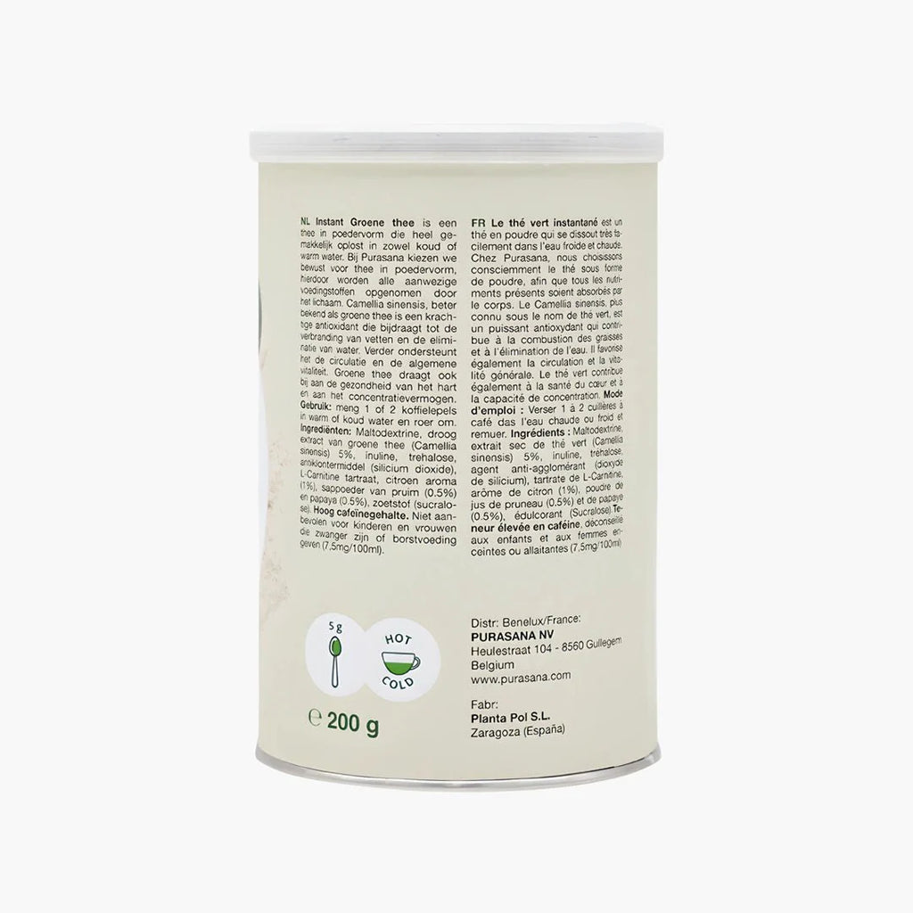Instant Green Tea - purasana - B. Health Shop