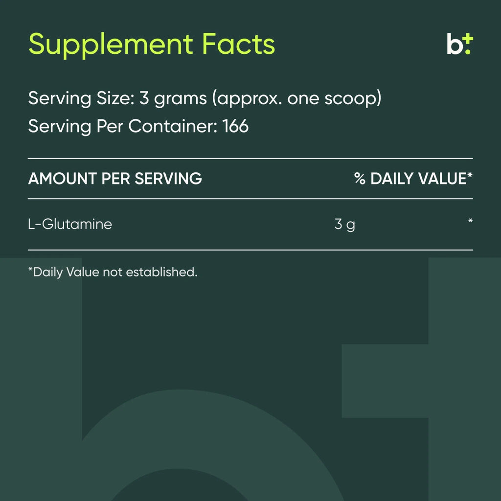 L - Glutamine Powder - Designs for Sport - B. Health Shop