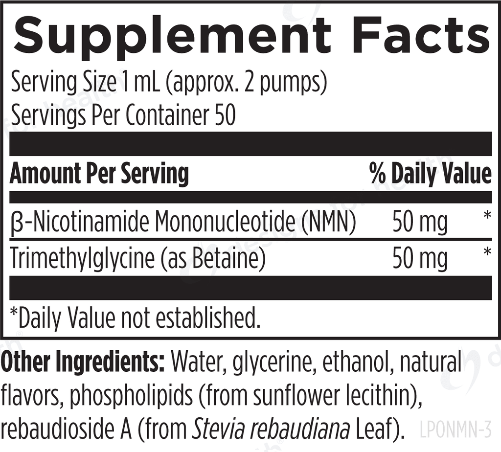 Liposomal NMN Synergy - Design Health - B. Health Shop