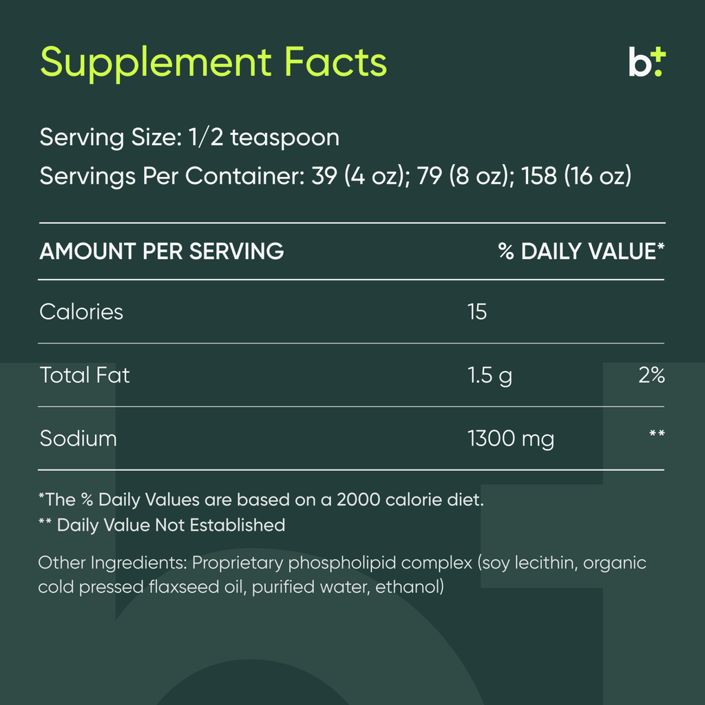 Liquid PC (Phosphatidylcholine) - BodyBio - B. Health Shop