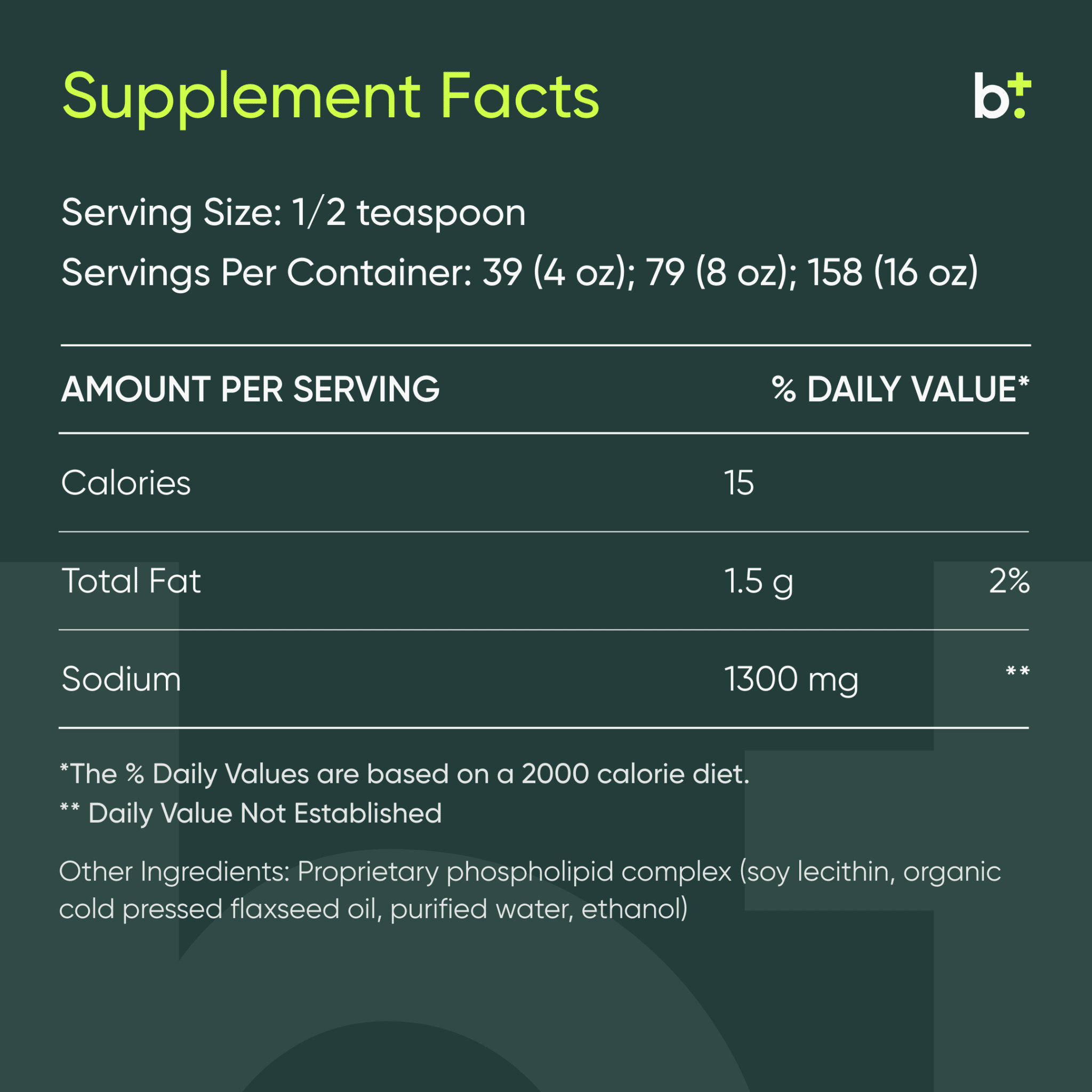 Liquid PC (Phosphatidylcholine) - BodyBio - B. Health Shop