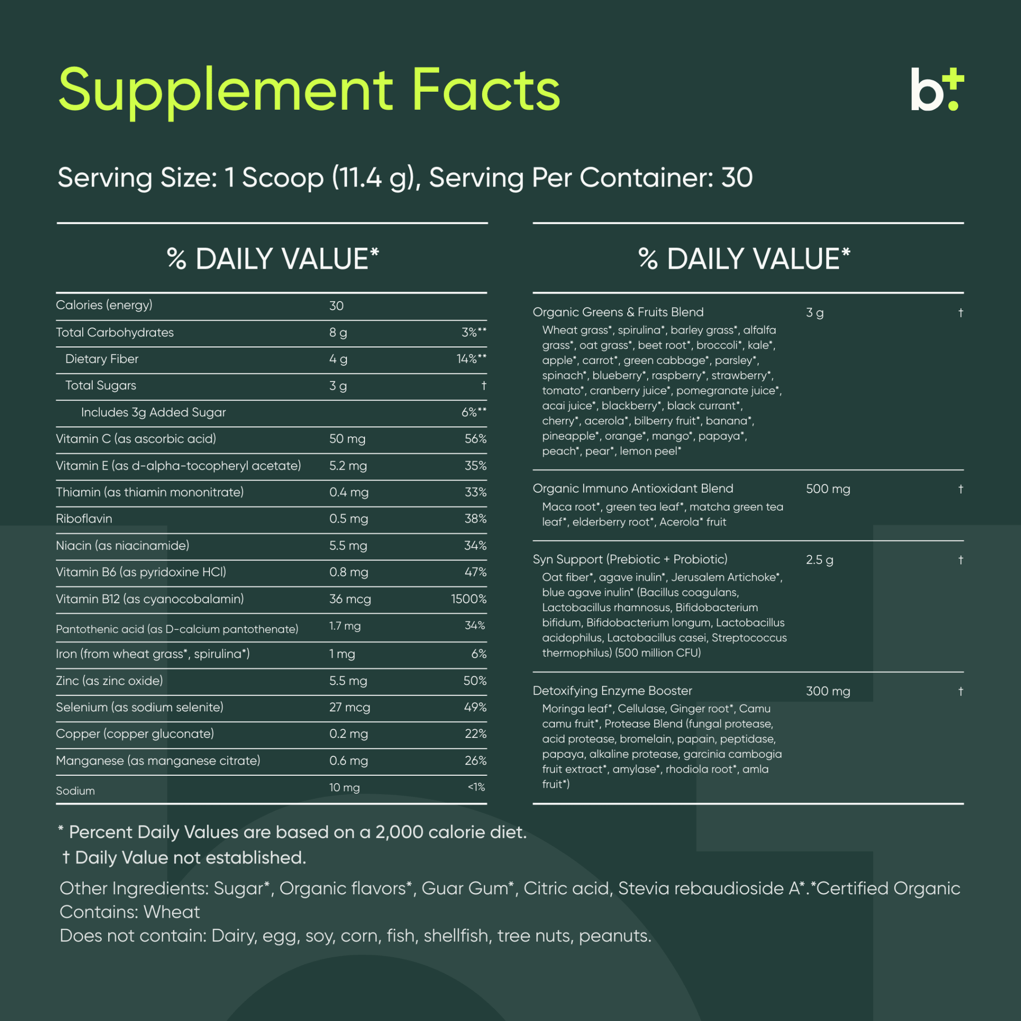 Longevity Greens™ Powder - ProHealth Longevity - B. Health Shop