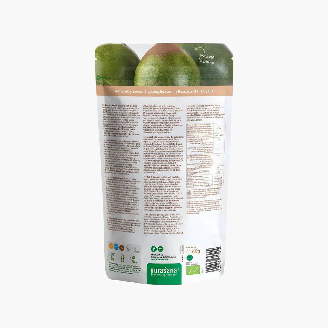 Lucuma Powder - purasana - B. Health Shop