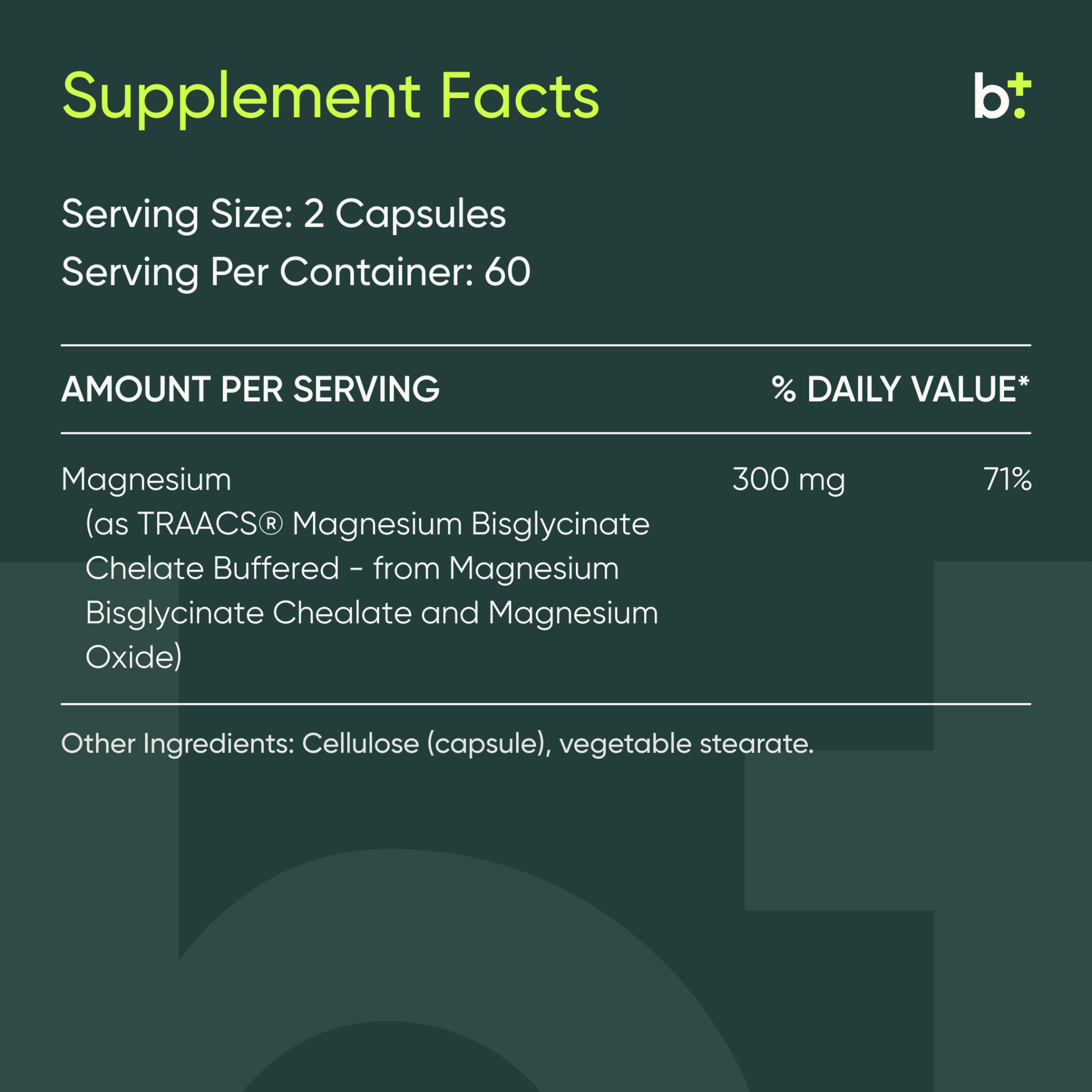 Magnesium Glycinate Complex - Design Health - B. Health Shop