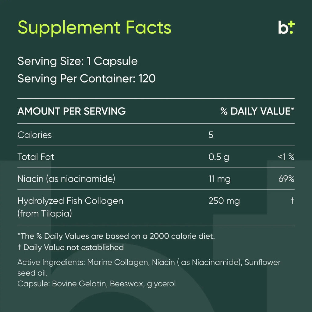 Marine Collagen Caps - Tonik - B. Health Shop