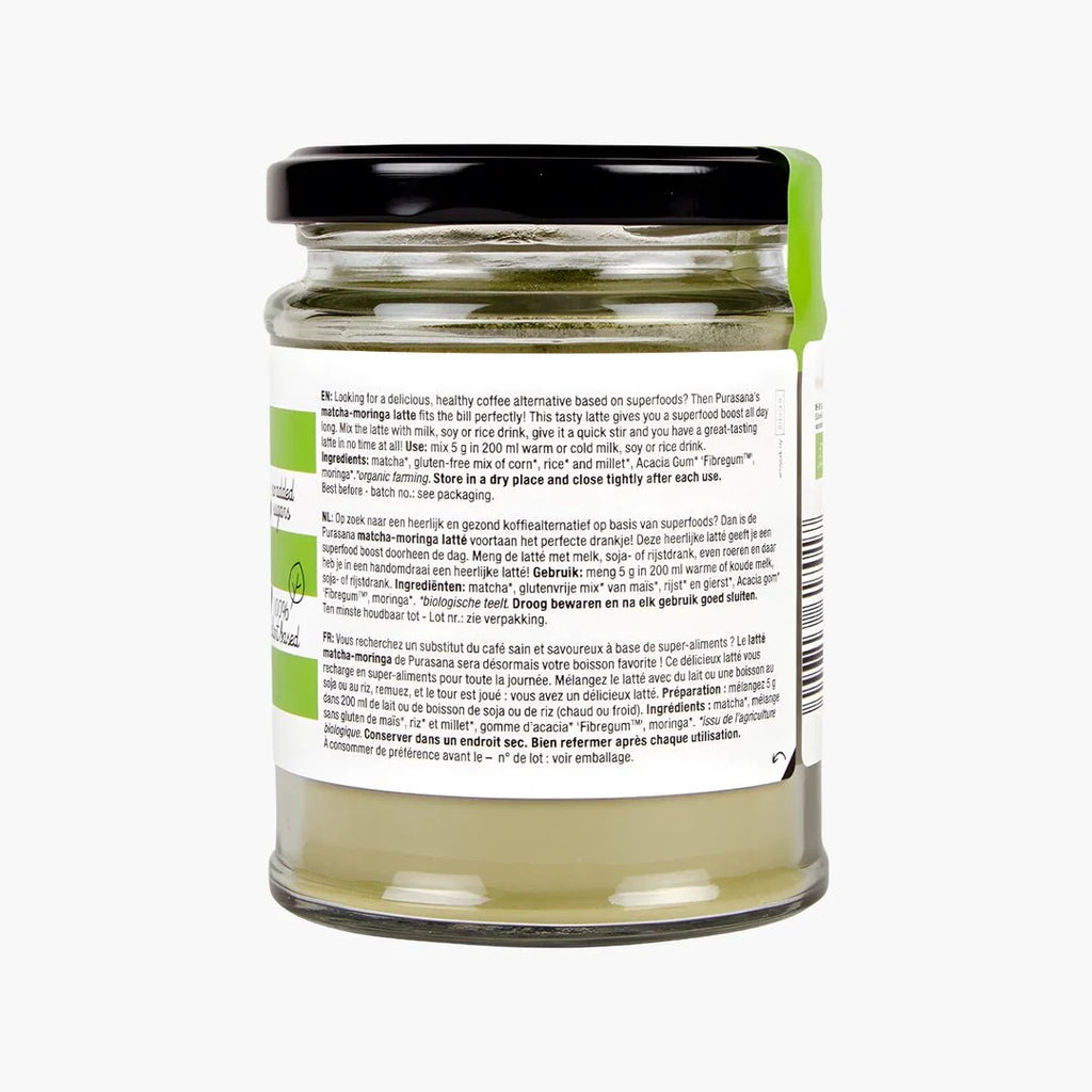 Matcha Moringa Latté - purasana - B. Health Shop
