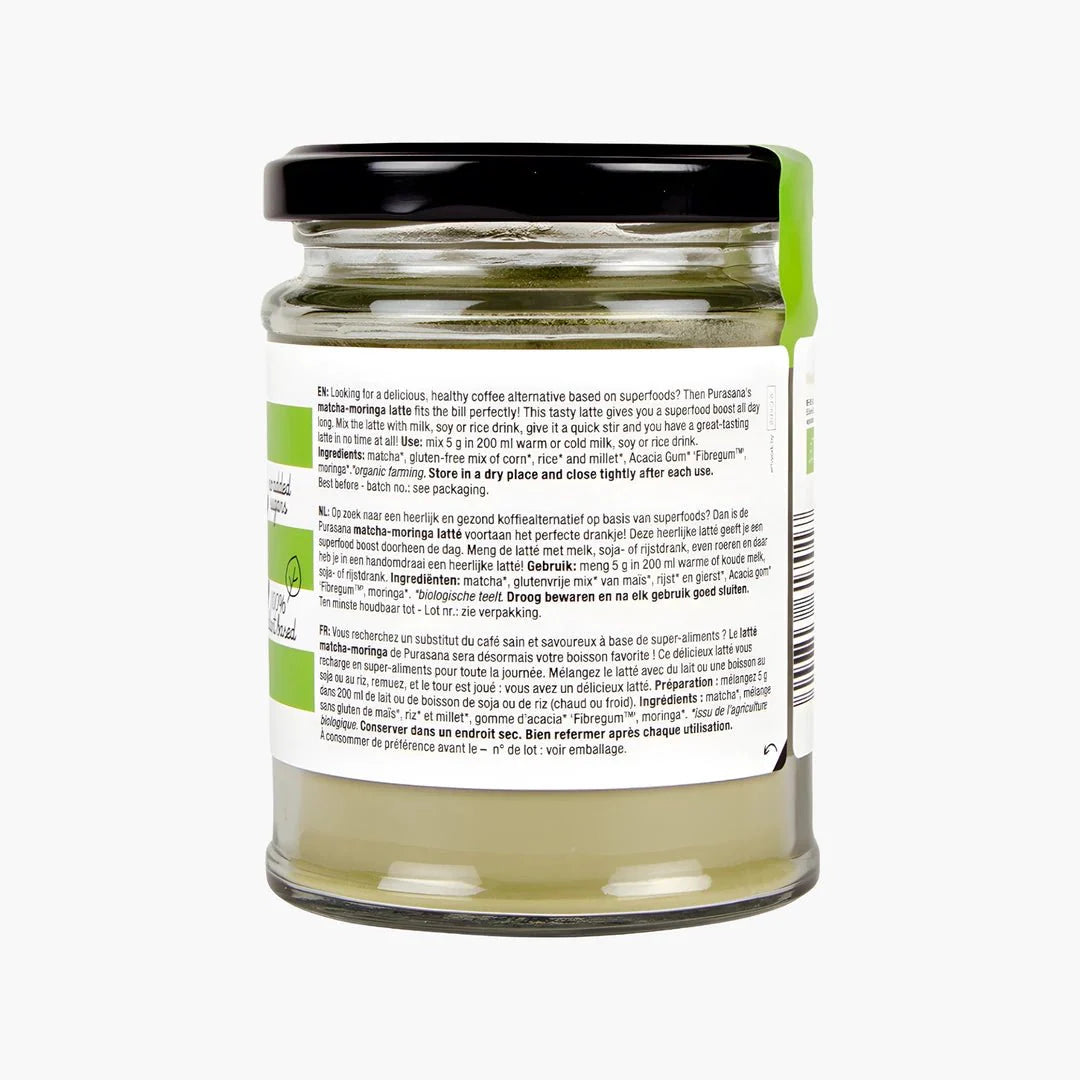 Matcha Moringa Latté - purasana - B. Health Shop