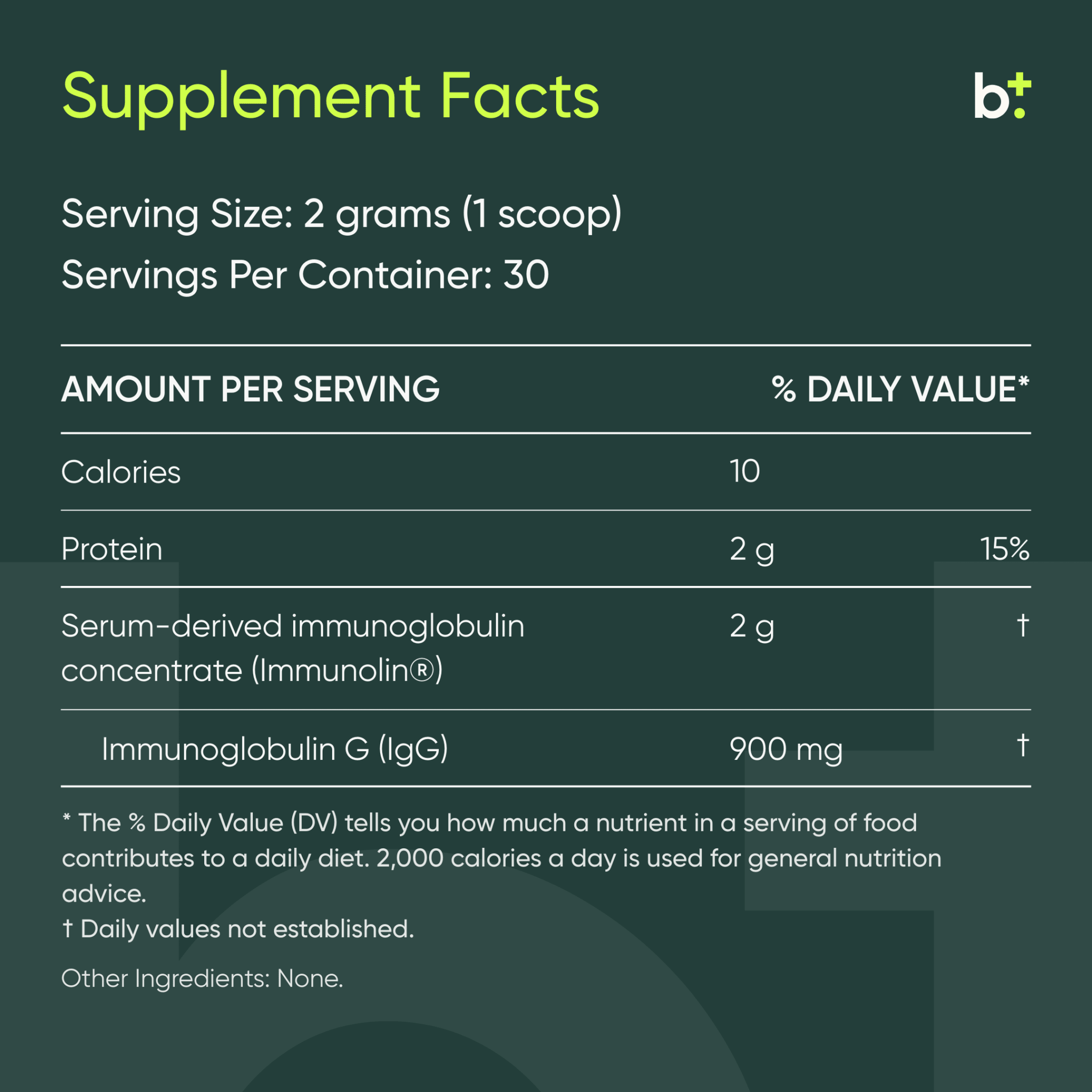 MegaIgG2000™ Powder - MICROBIOME LABS - B. Health Shop