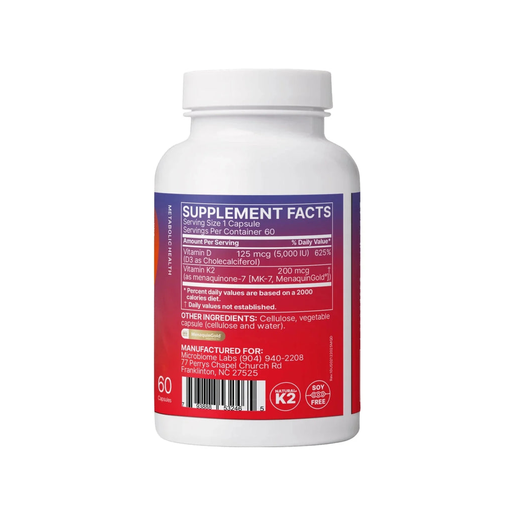 MegaQuin K2+D3™ - MICROBIOME LABS - B. Health Shop