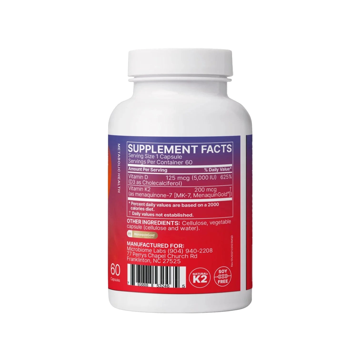 MegaQuin K2+D3™ - MICROBIOME LABS - B. Health Shop
