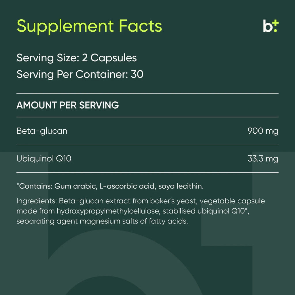 MitoGlucan® Beta+Q10 - mse MitoMed - B. Health Shop