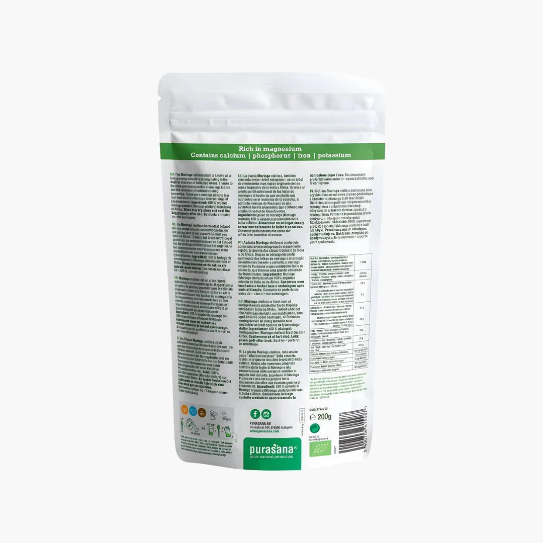Moringa Powder - purasana - B. Health Shop