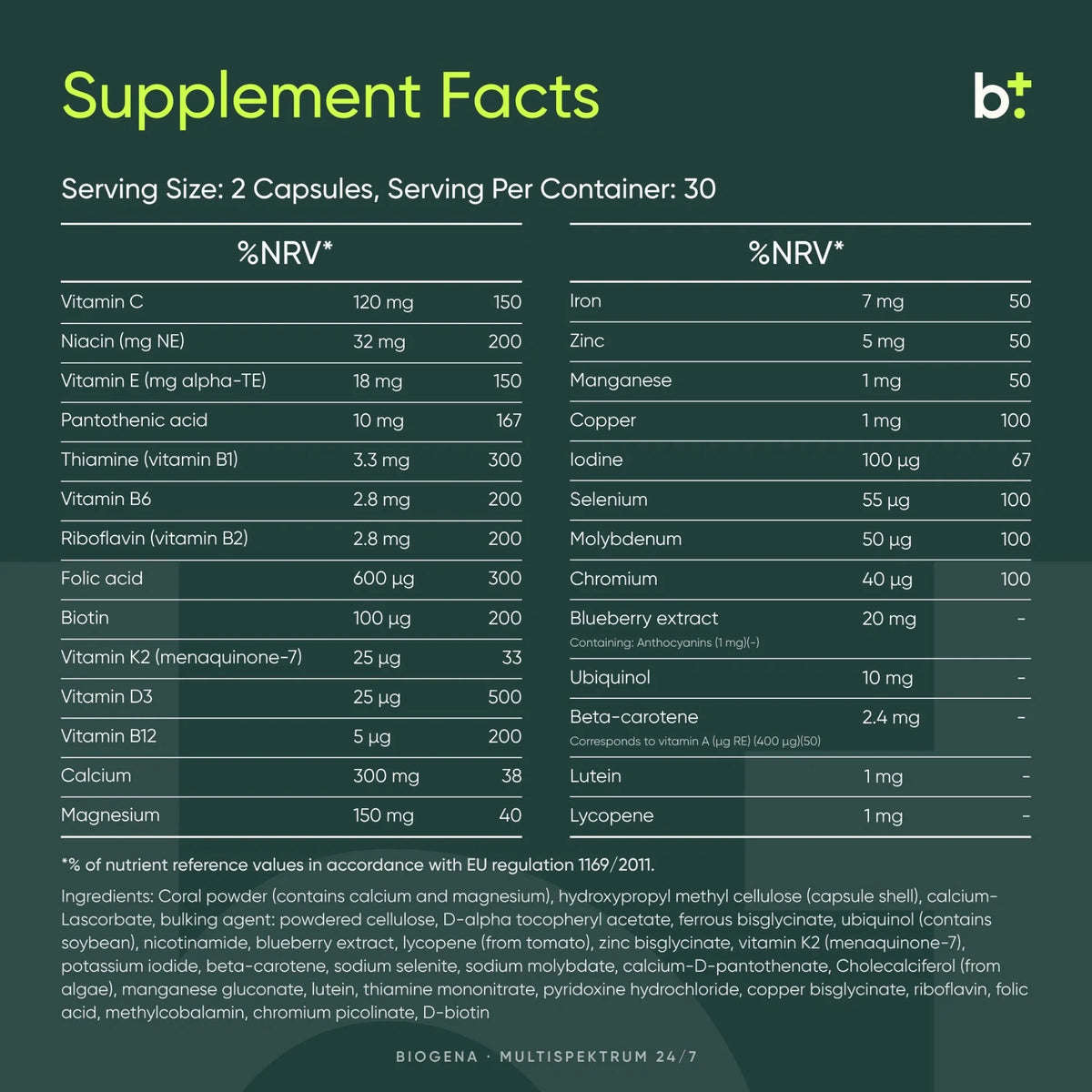 Multispektrum 24/7 - BIOGENA - B. Health Shop
