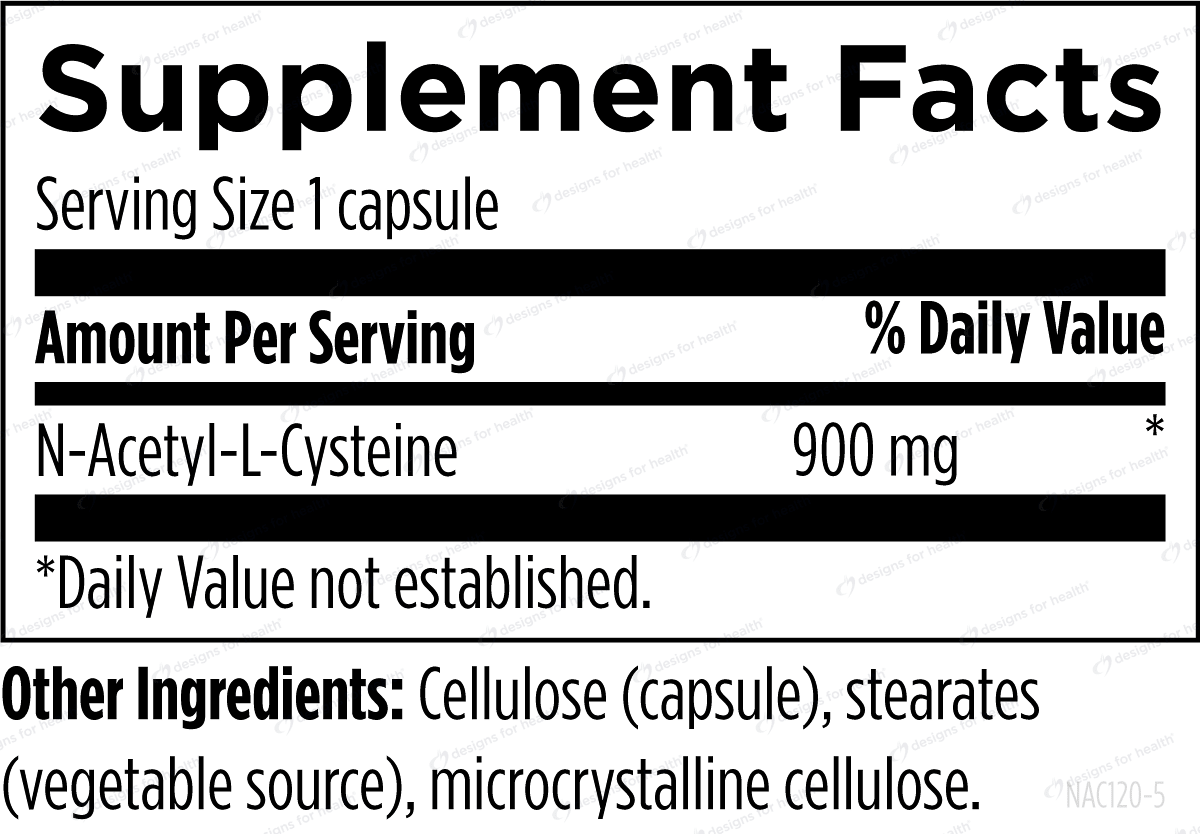 N - Acetyl - Cysteine - Design Health - B. Health Shop