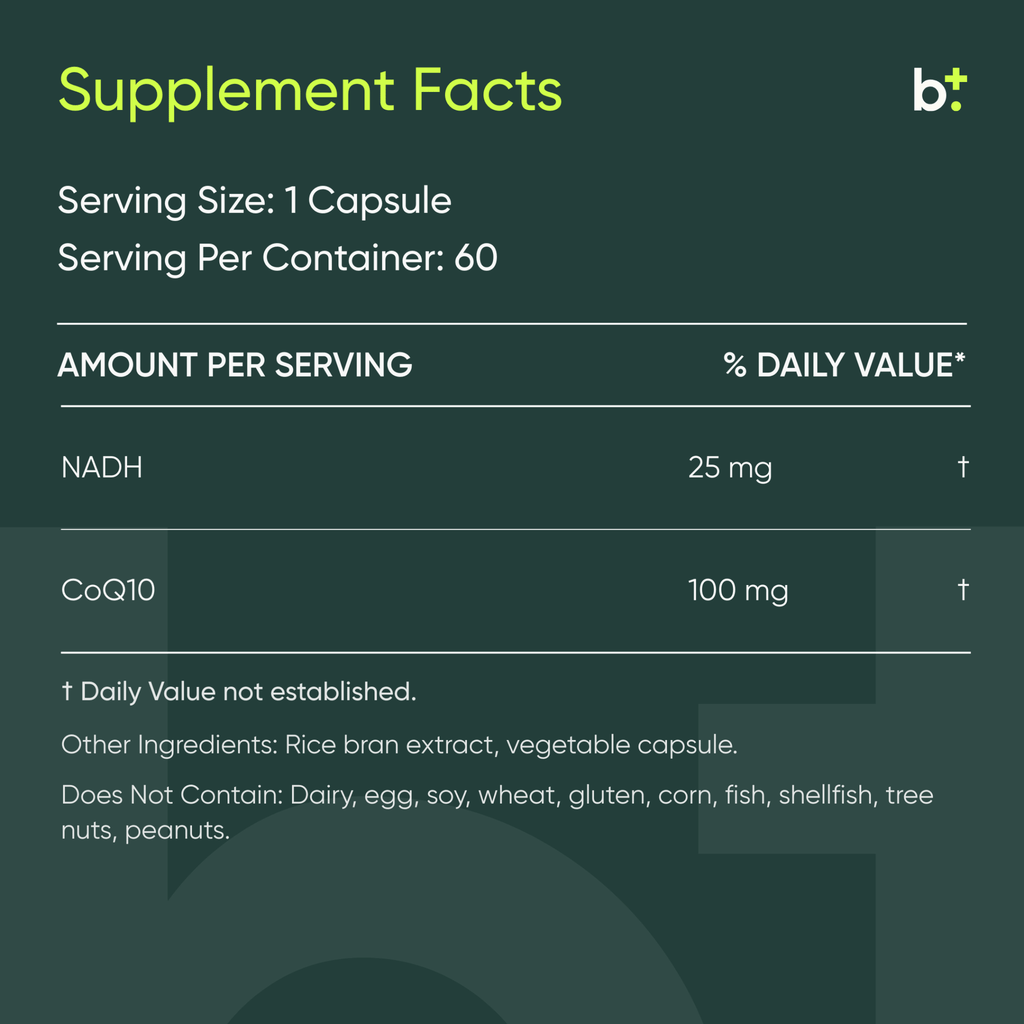 NADH + CoQ10 60 Caps - ProHealth - B. Health Shop