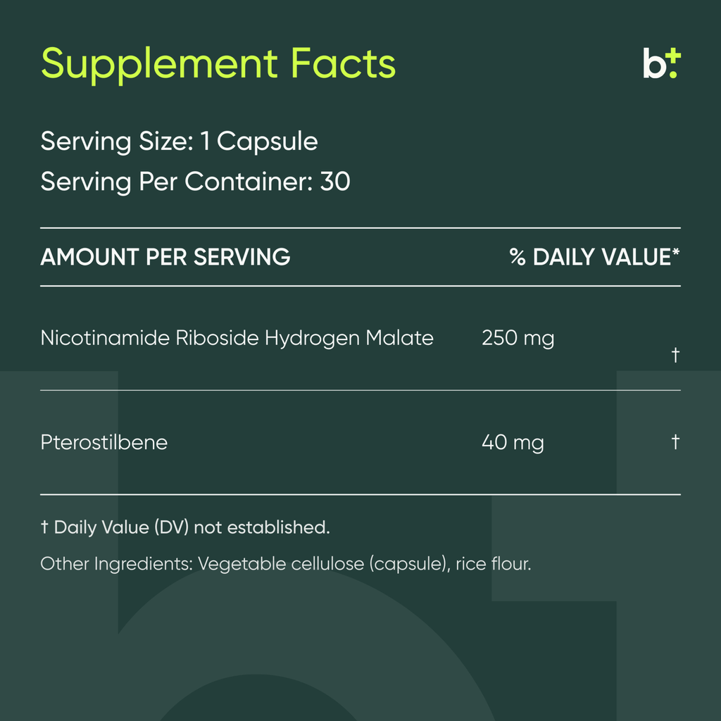 NR + Pterostilbene - ProHealth Longevity - B. Health Shop