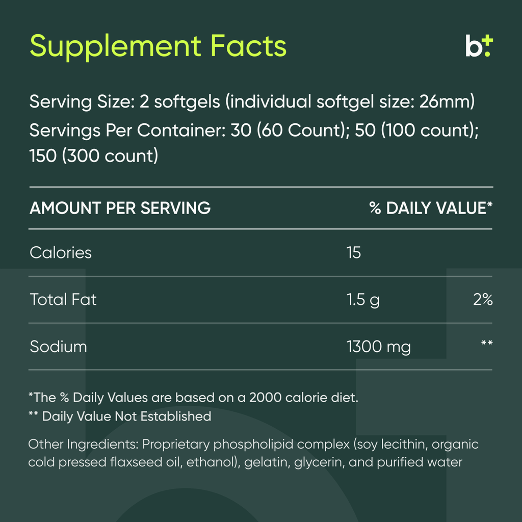 PC Phospholipid Complex - BodyBio - B. Health Shop