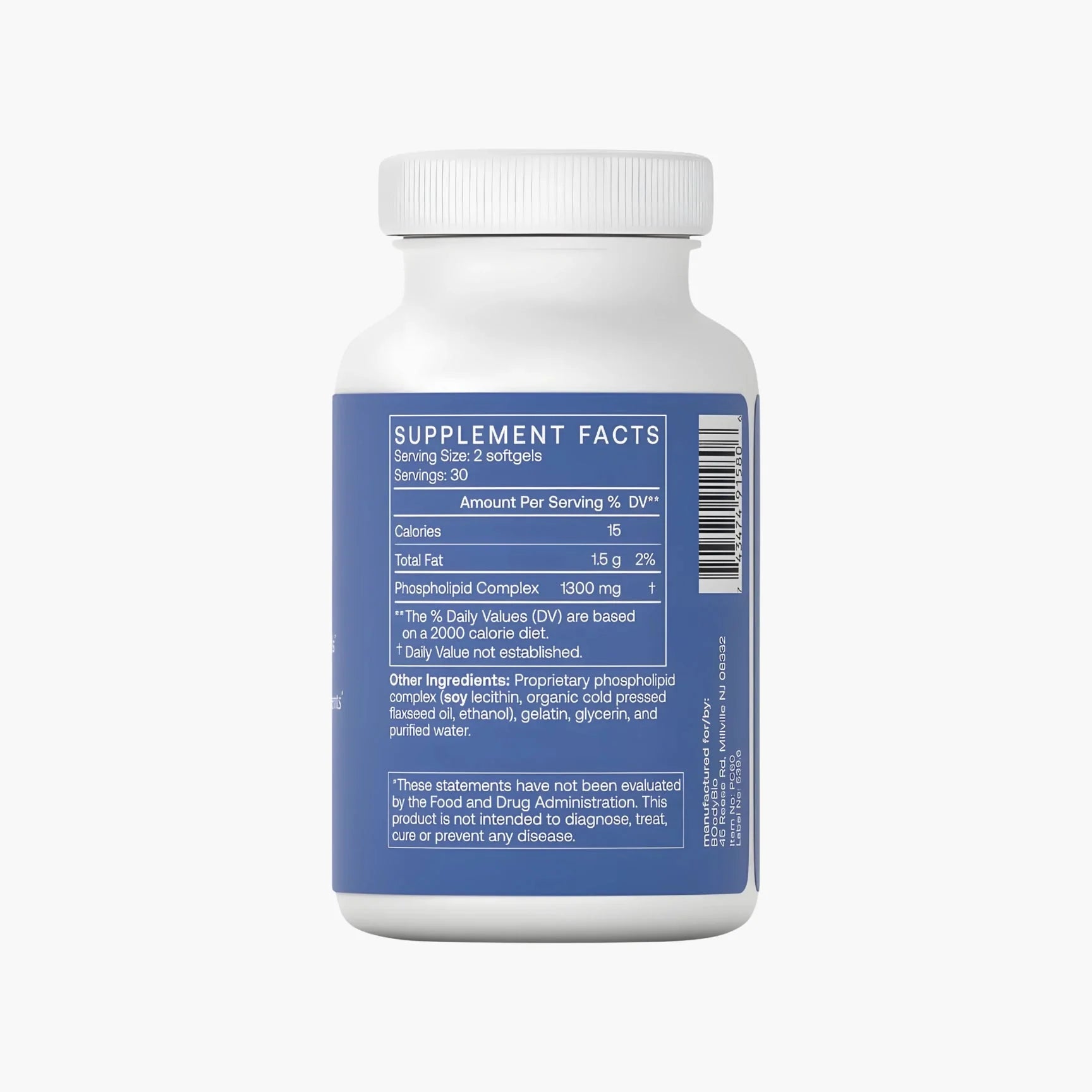 PC Phospholipid Complex - BodyBio - B. Health Shop
